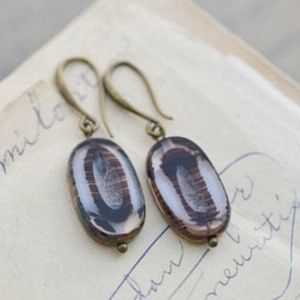 Brown Neo Vintage Earrings